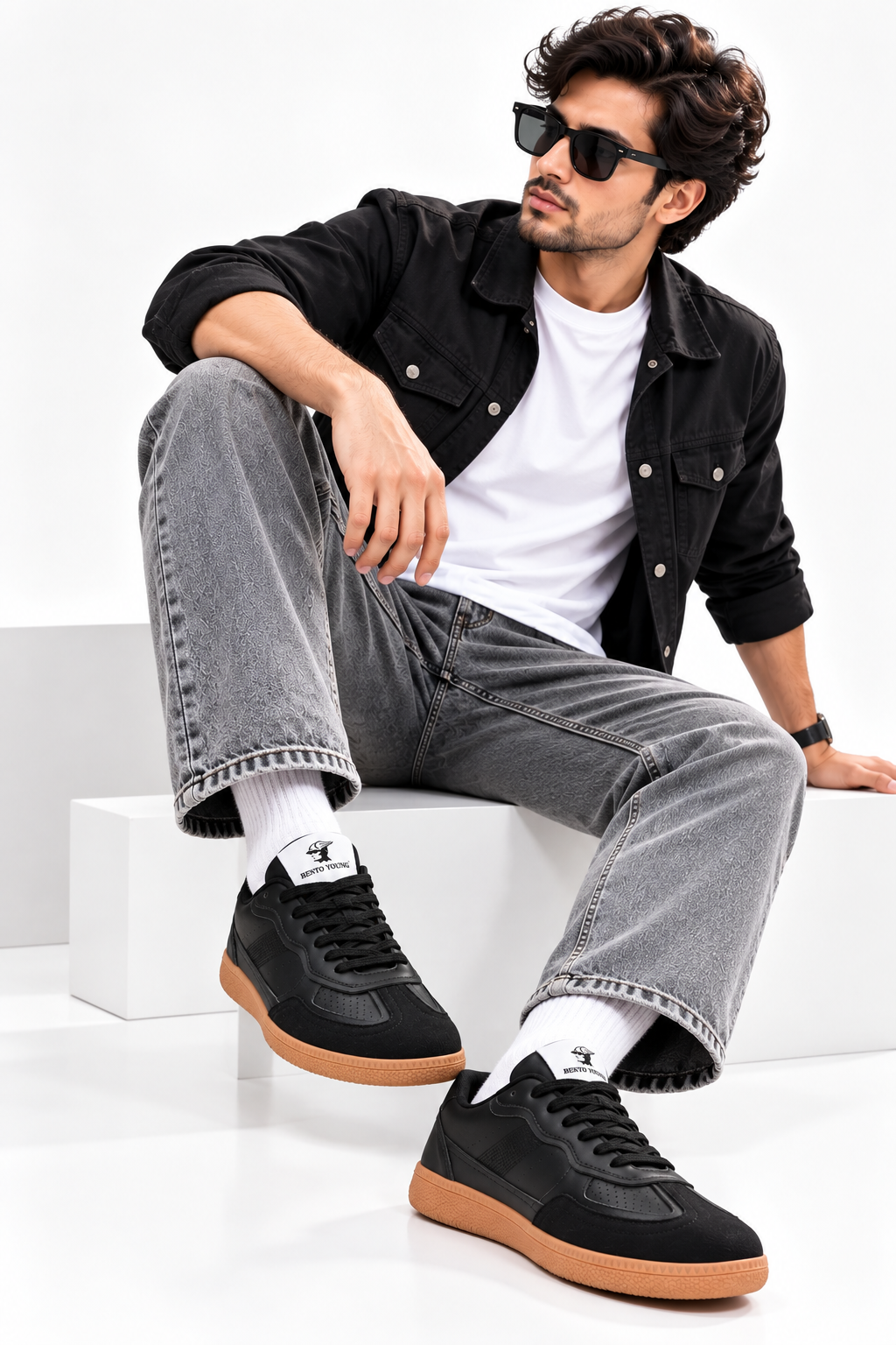 Night Drift Black streetwear Sneakers