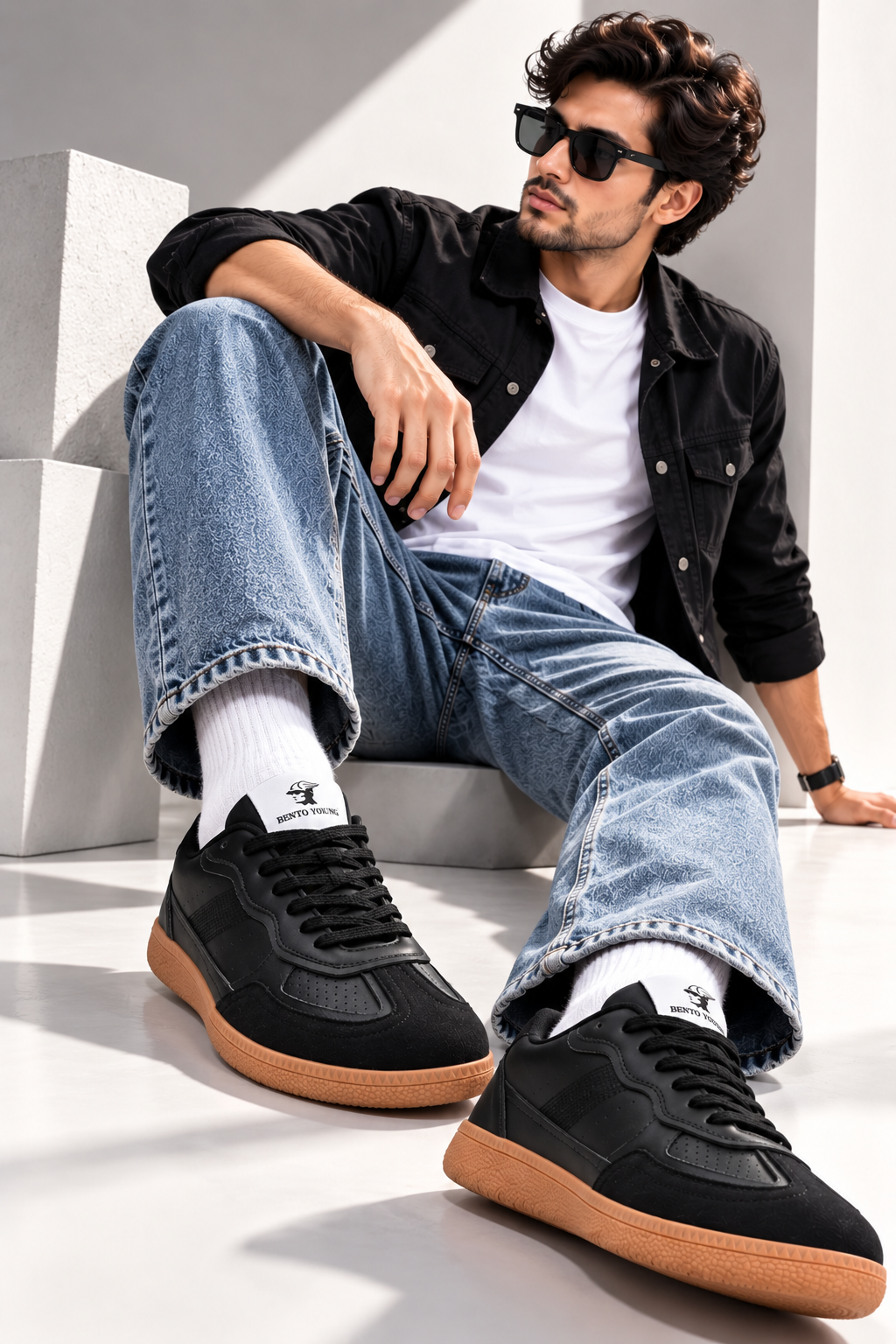 Night Drift Black streetwear Sneakers
